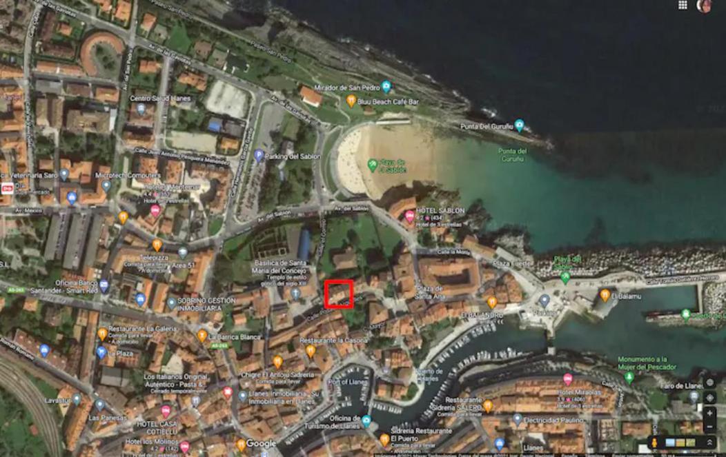 Babilonia, apartamento tranquilo y céntrico en Llanes Esterno foto